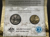 2011 Two Coin Uncirculated Set. Australian Wool.