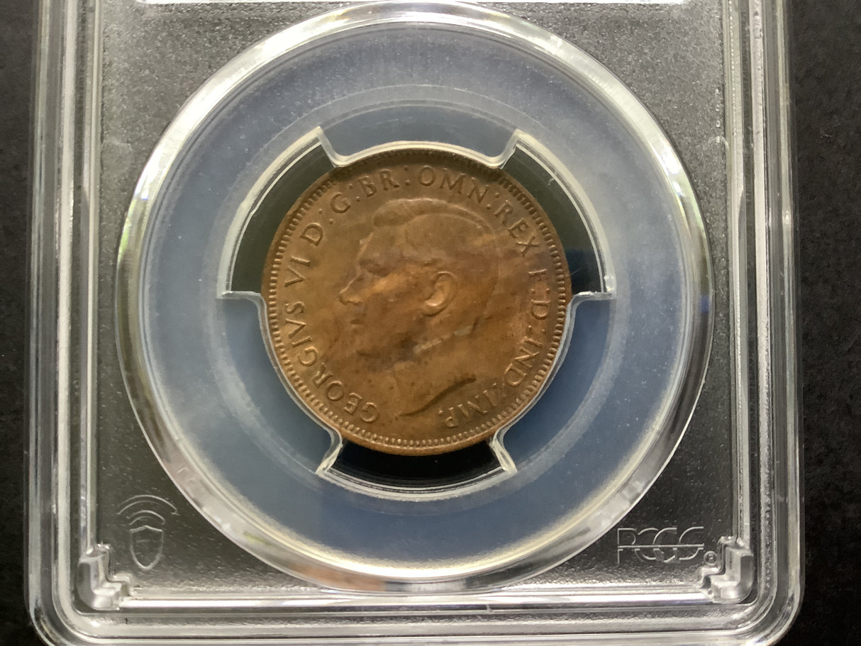 1939 PCGS AU58 Australian Half-Penny