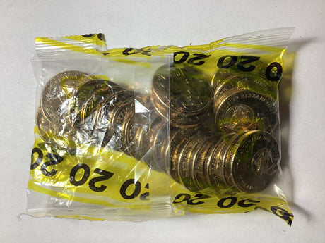 2016 $1 Changeover Security Bag x 20 coins