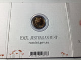 2015 $2 Remembrance Day 'C' Mintmark Uncirculated Carded Coin