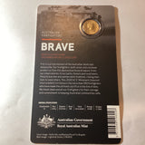 2020 $2 Australia's Firefighters 'C' Mintmark Uncirculated Carded Coin