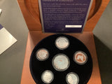 2003 Royal Australian Mint. Fine Silver 6 Coin Proof Set.