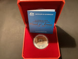 2008 Australian Commonwealth Coat of Arms $1 Silver Proof Coin 1908-2008.