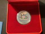 2008 Australian Commonwealth Coat of Arms $1 Silver Proof Coin 1908-2008.