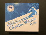 2010 $1 Australian Olympic Winter Team 1oz Silver Proof Coin.
