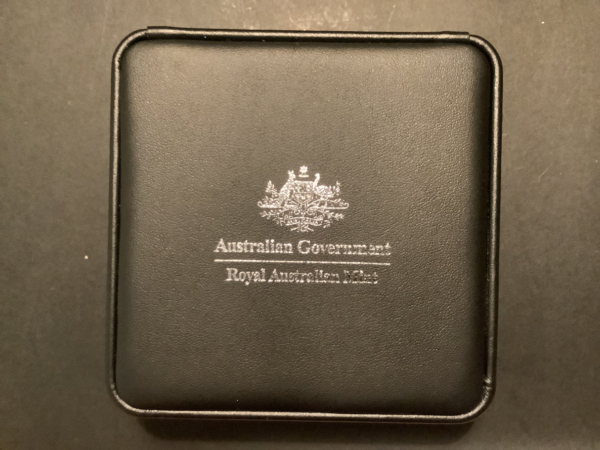 2014 $1 Holographic Silver Proof Coin. Sydney NYE Fireworks.