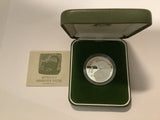 1995 Australia’s Endangered Species. Numbat Fine Silver $10 Coin Piedfort Edition.