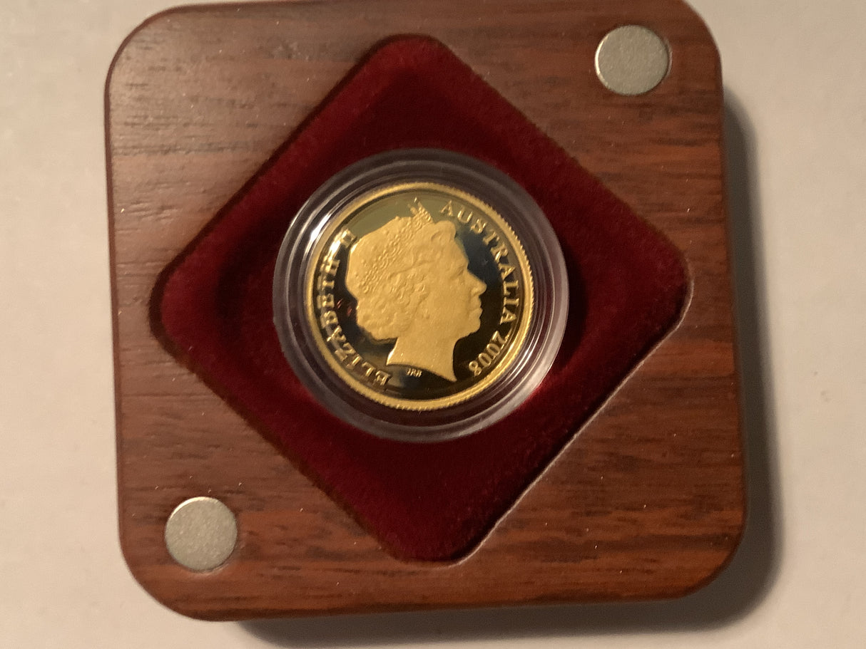 2008 Centenary of Scouts Australia $10 Gold Proof Coin.