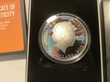 2014 $5 Silver Domed Proof Coin. Southern Skies Orion.