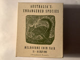 1995 $10 Australia’s Endangered Species Numbat. Melbourne Coin Fair Release. Silver Proof