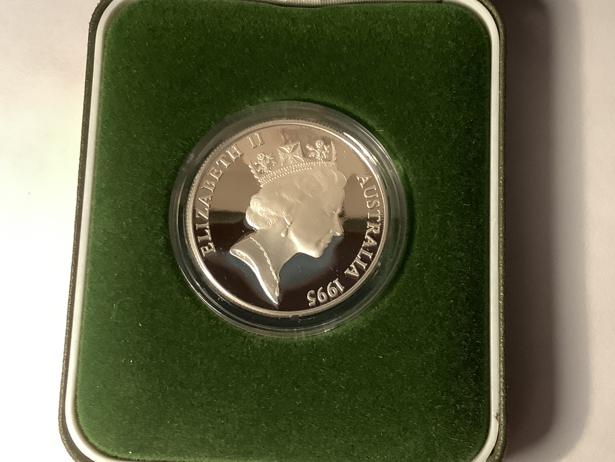 1995 $10 Australia’s Endangered Species Numbat. Melbourne Coin Fair Release. Silver Proof