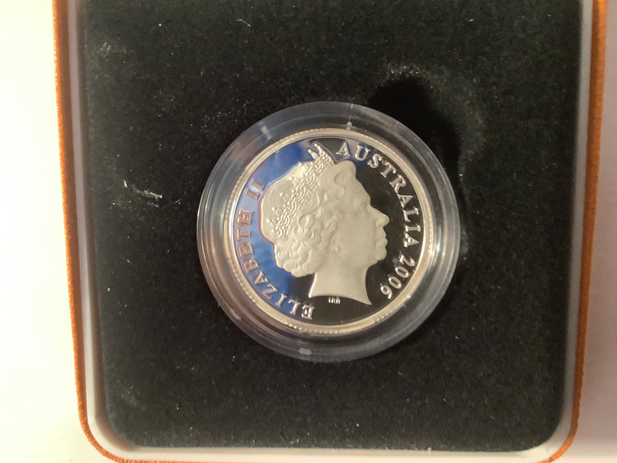 2006 $1 50 Years of Television Fine Silver Proof Coin