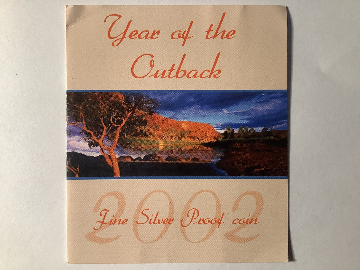 2002 $1 Year of the Outback Silver Proof Coin