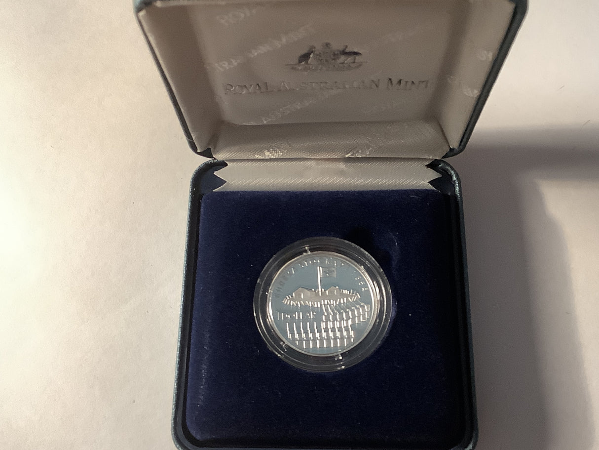 2004 $1 Silver Proof Eureka Stockade 150th anniversary.