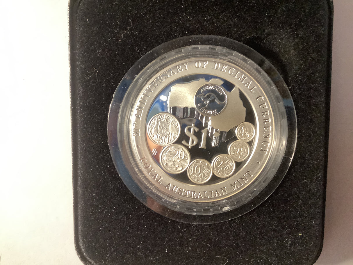 1996 $1 Silver The 30th anniversary of decimal currency in Australia.