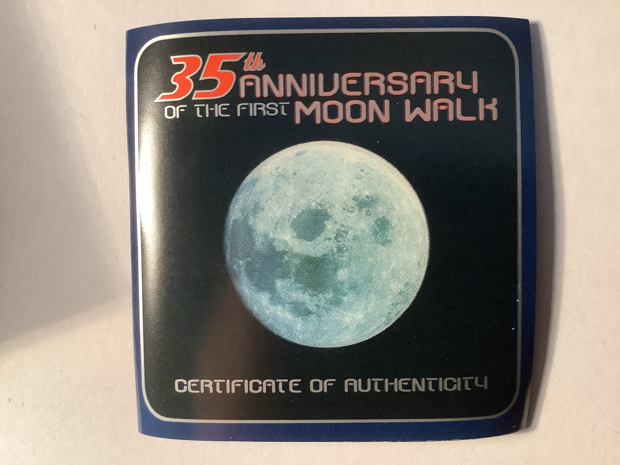 2004 $1 35th Anniversary of the First Moon Walk. 1 Ounce Silver Proof Coin