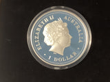 2006 $1 Australia On the Map Silver Proof Coin