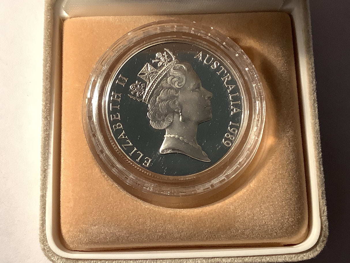 1989 $10 Silver Proof Coin. Queensland.