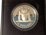 1990 $10 Silver Proof Coin. State Series. Western Australia.