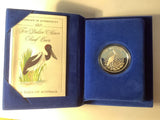 1991 $10 Silver Proof Coin. Birds of Australia Jabiru