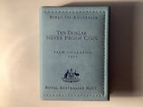 1993 $10 Silver Proof Coin. Birds of Australia. Palm Cockatoo