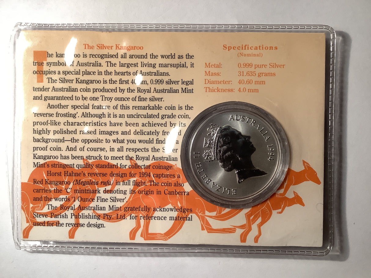 1994 $1 Silver Kangaroo