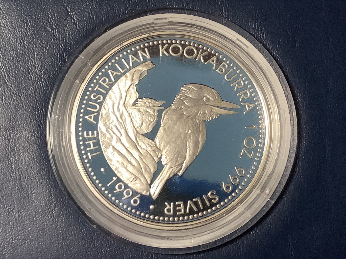 1996 $1 Silver Proof Kookaburra.