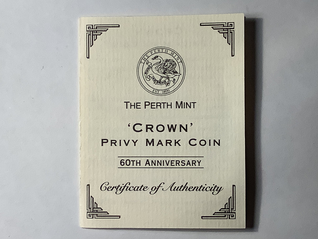 1997 $2 Silver Proof Kookaburra with Crown Privy.