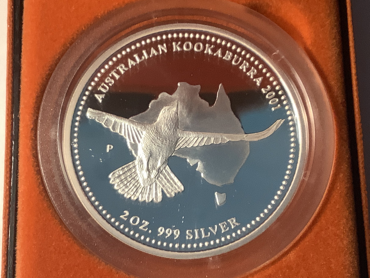 2001 $2 Silver Proof Kookaburra.