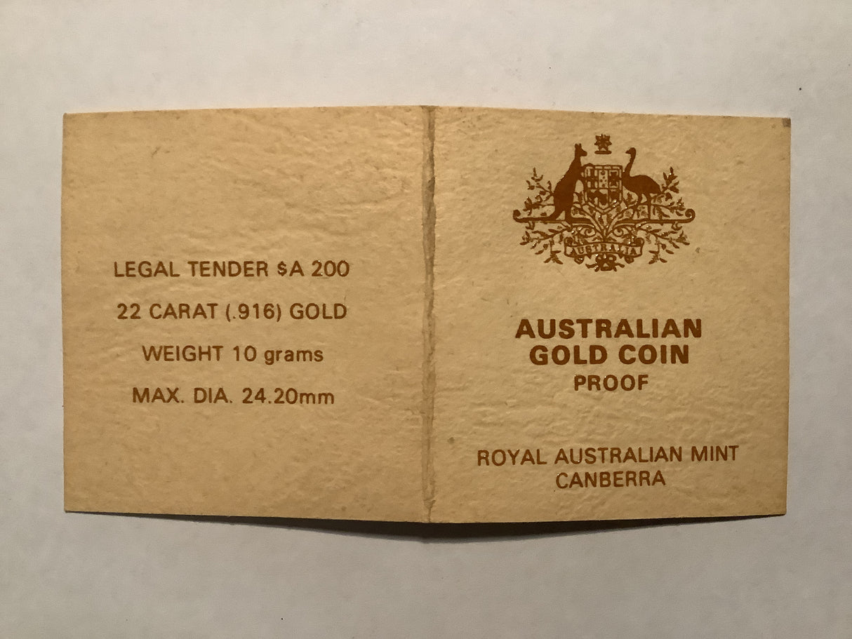 1985 $200 Gold Proof Coin Koala.