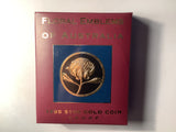 1995 $100 Floral Emblems of Australia Proof Gold Coin.