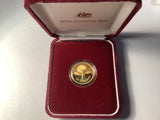 1995 $100 Floral Emblems of Australia Proof Gold Coin.