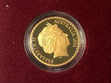 1998 $100 Floral Emblems of Australia Proof Gold Coin.