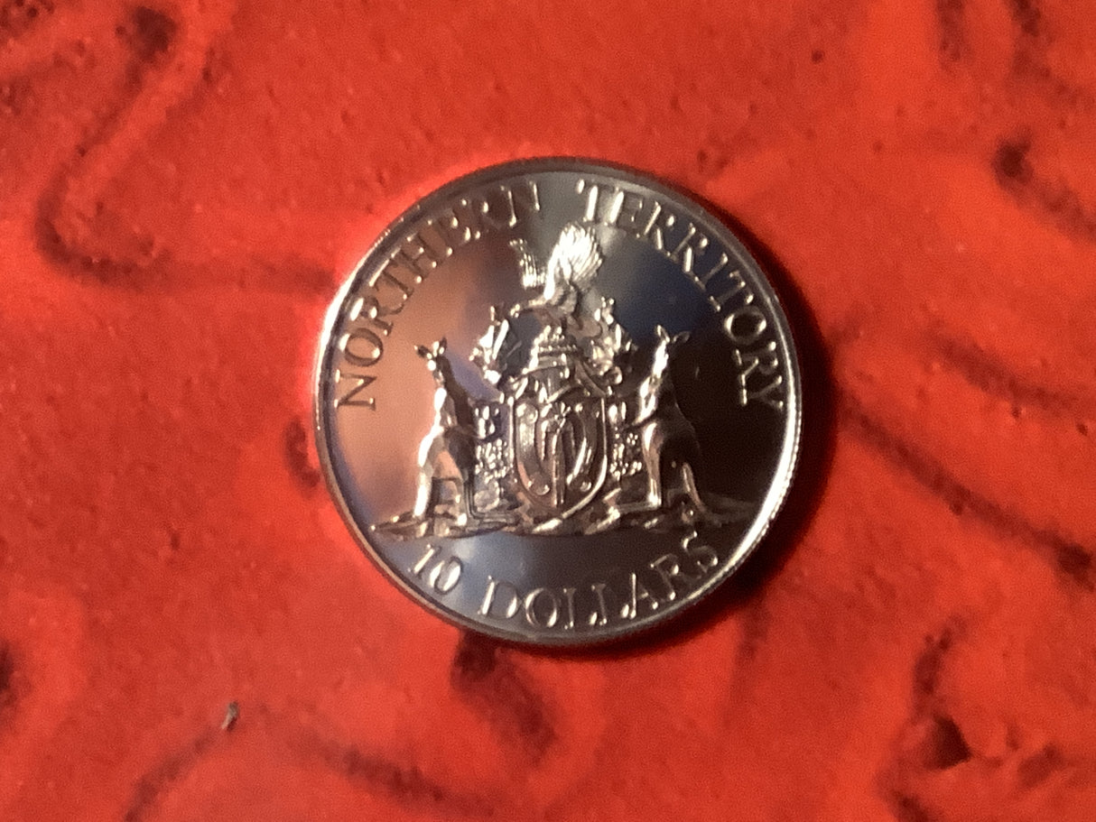 1992 $10 Uncirculated Silver Coin. Northern Territory