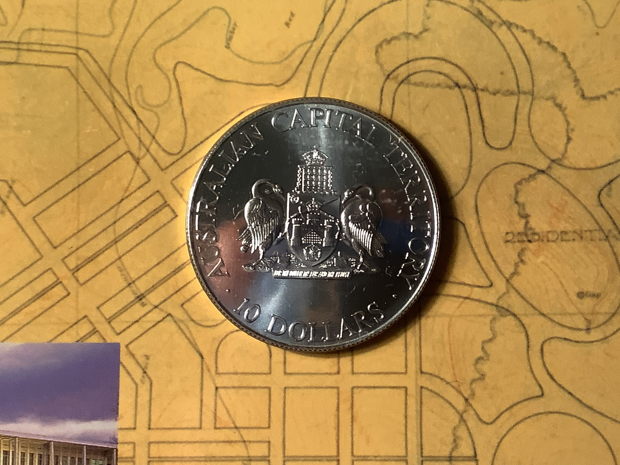 1993 $10 Uncirculated Silver Coin. Australian Capital Territory