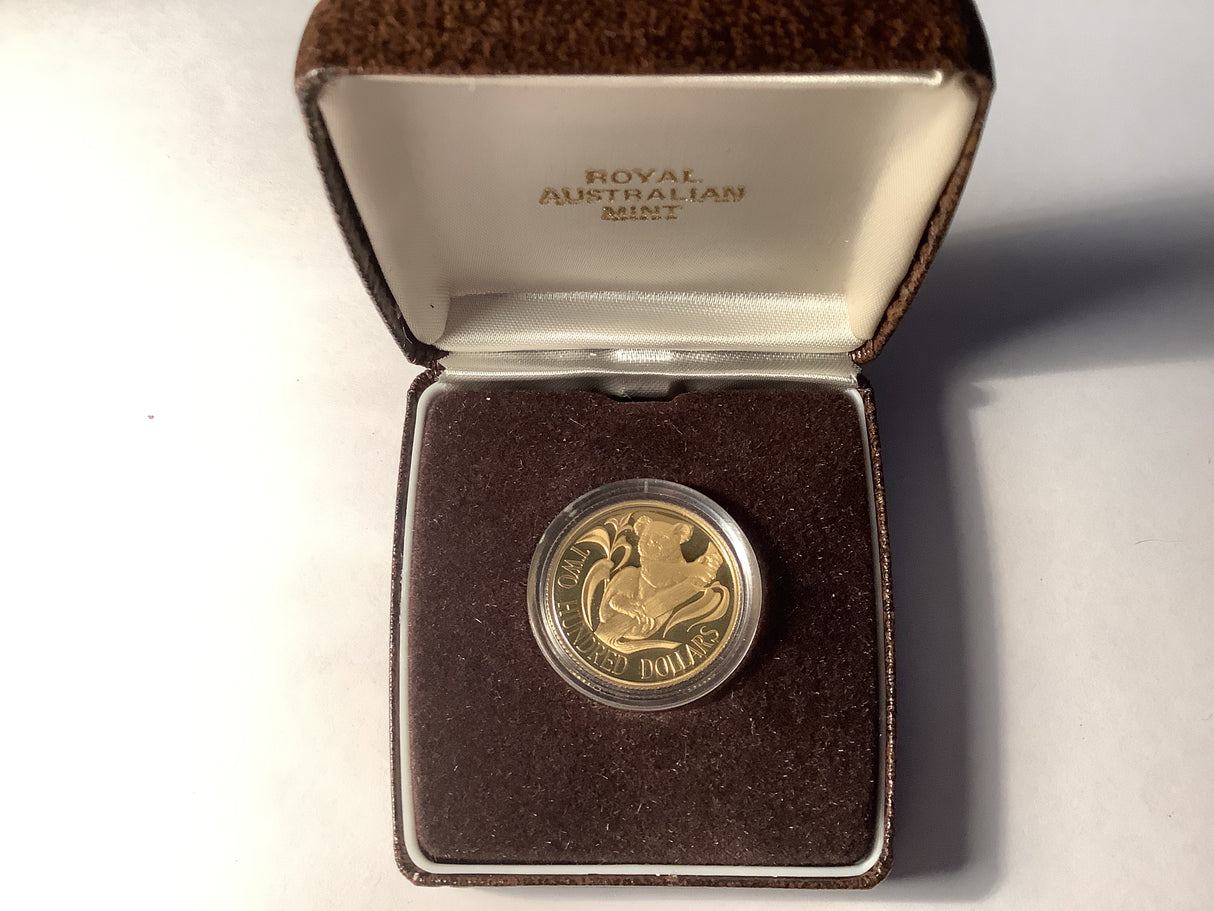 1983 $200 Koala Proof Gold Coin.