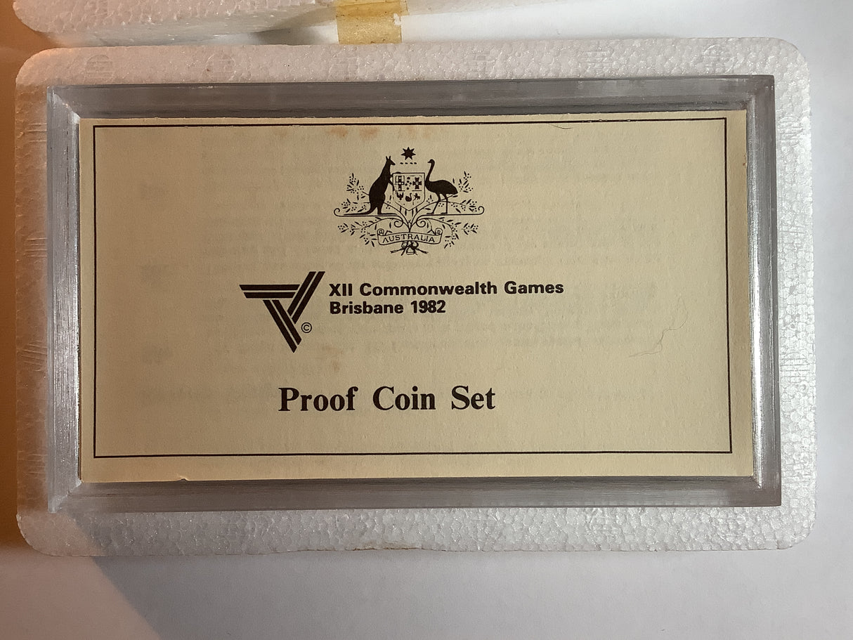 1982 Commonwealth Games Proof Coin Set