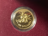 2000 $100 Floral Emblems of Australia Uncirculated Coin