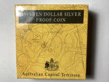 1993 $10 Silver Proof Silver Coin. State Series. Australian Capital Territory.