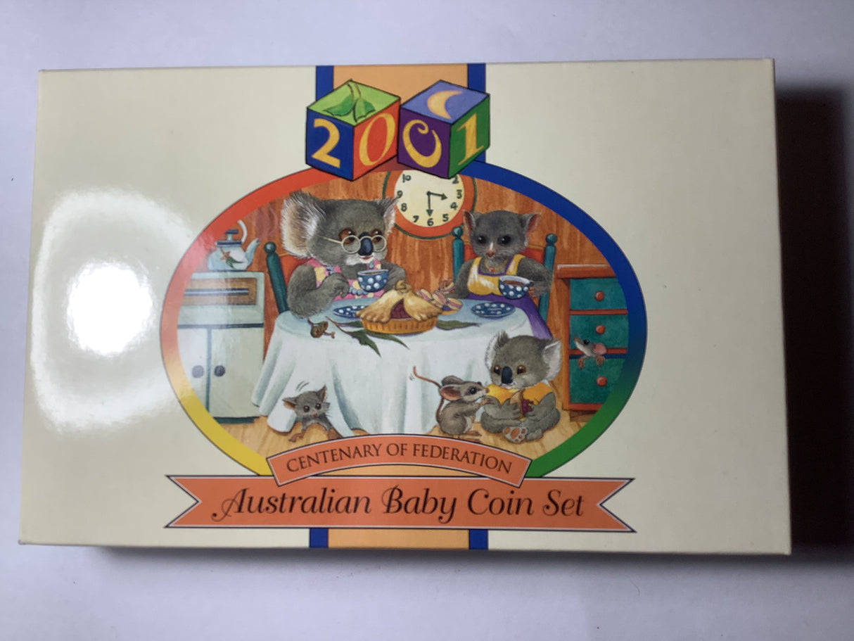 2001 Centenary of Federation Baby Proof Coin Set.