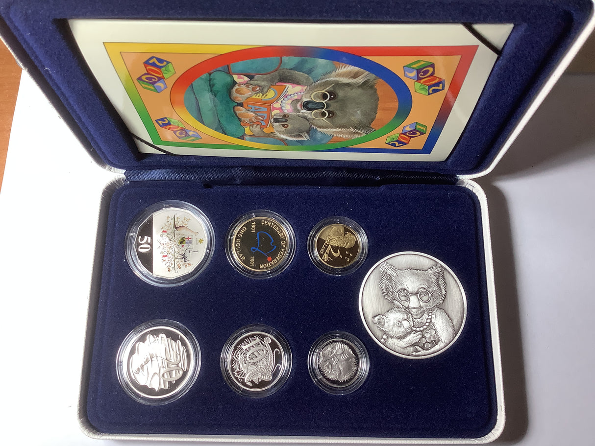 2001 Centenary of Federation Baby Proof Coin Set.