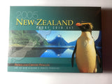 2005 New Zealand Proof Coin Set.