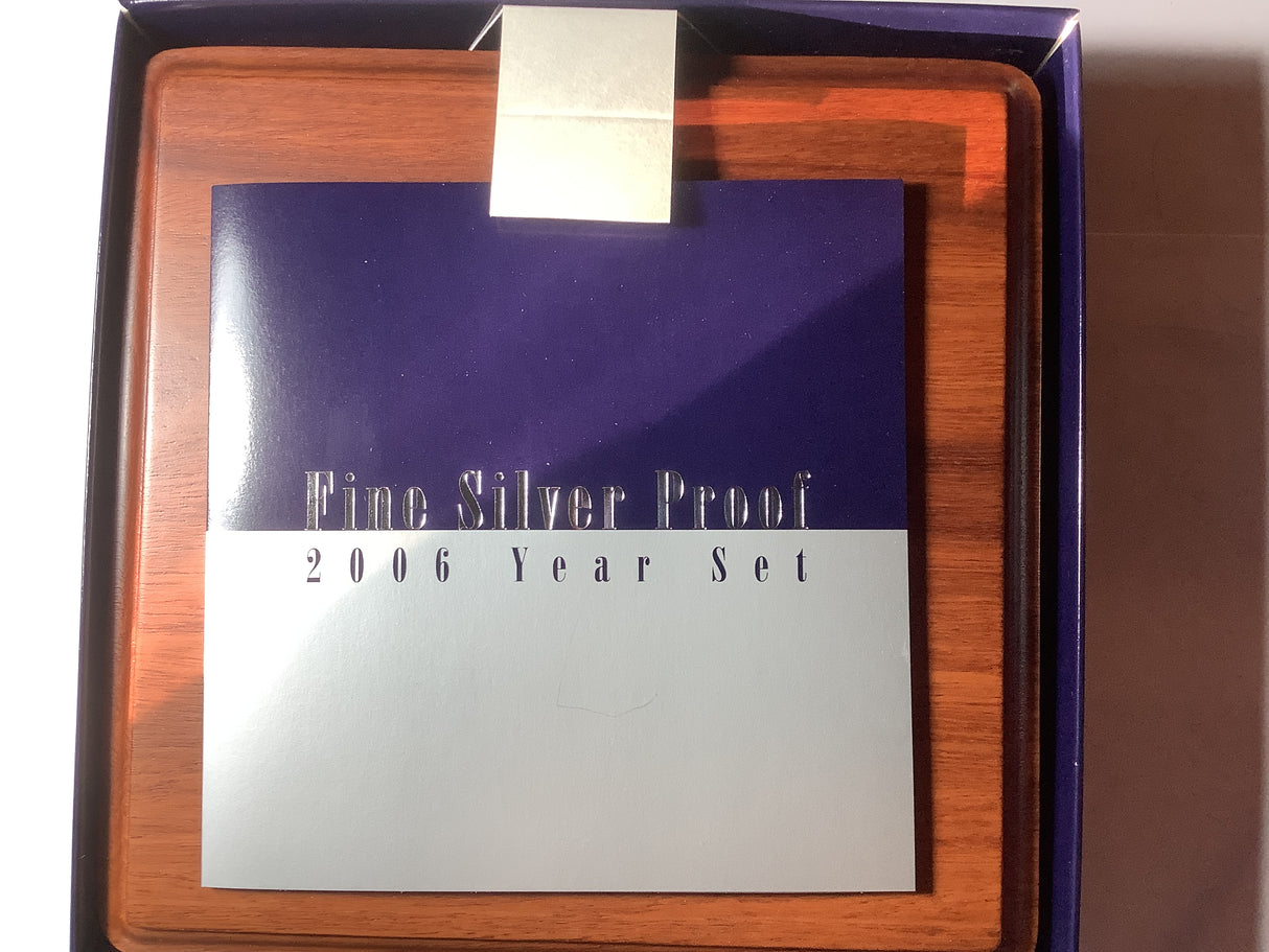 2006 Fine Silver Proof Year Set.