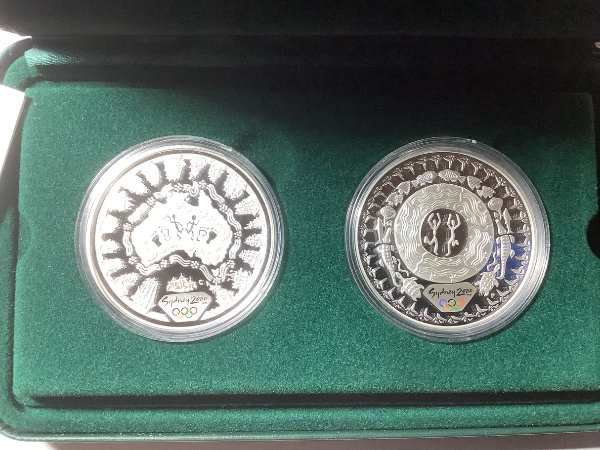 2000 Sydney Olympics Dreamtime 2 Coin Set