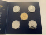 2019 50th Anniversary of the Dodecagon 50c Coin 5 Coin Set.
