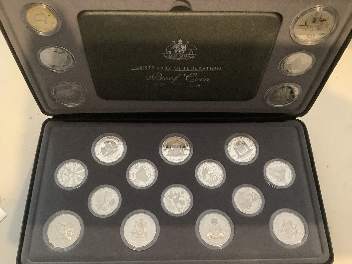 2001 Centenary of Federation 20 Coin Proof Set.