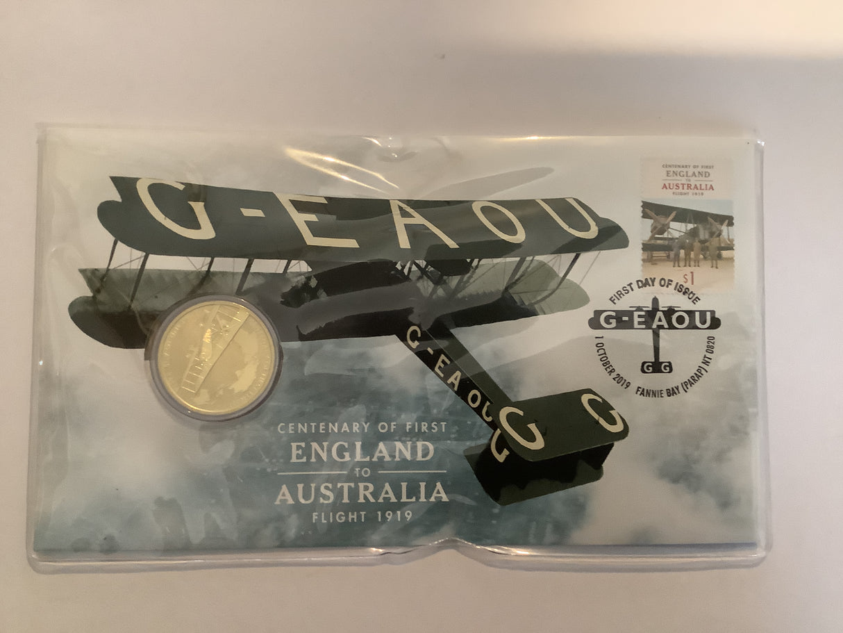 2019 PNC Centenary Of First England To Australia Flight 1919