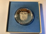 1974 20 Balboas Republic of Panama Sterling Silver Coin 129.5 grams.