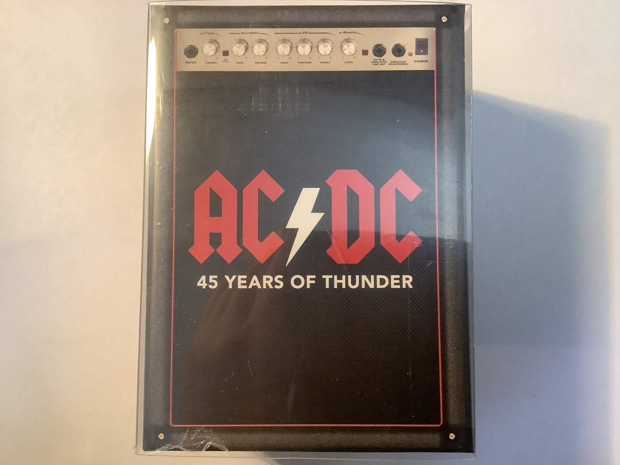 2018 $5 Fine Silver Nickel Plated Coloured Triangular Coin. ACDC 45 Years of Thunder.