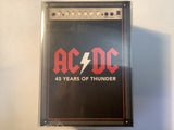 2018 $5 Fine Silver Nickel Plated Coloured Triangular Coin. ACDC 45 Years of Thunder.